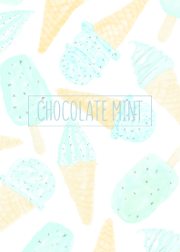 水彩：巧克力薄荷冰/北歐 WV