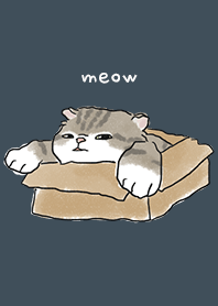 neko drawing1 / indigo