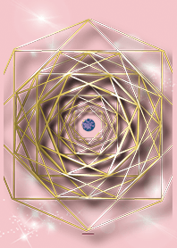 Pink : March iolite & octagon