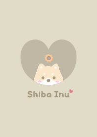 Shiba Inu2 Sunflower - YellowGreen