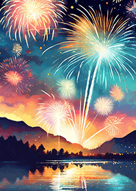 Beautiful Fireworks Theme#518