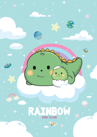 Dinos Rainbow Cloud Blue