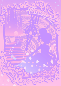 シンデレラ・シルエット　ピンク&パープル