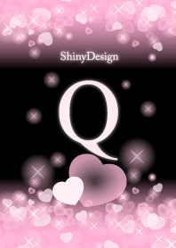 Q-Initial- Pink Heart