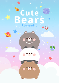 misty cat-Cute Bears Galaxy Romantic 3