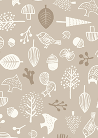 nordic forest  [beige]