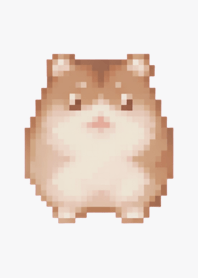 Hamster Pixel Art Theme  Green 02