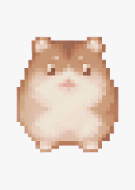 ハムスターのドット絵のきせかえ Green 02