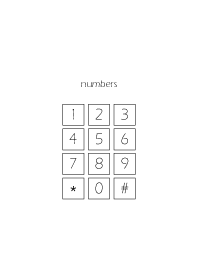 simple theme : numbers