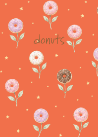 Donut Flower red & yellow JP