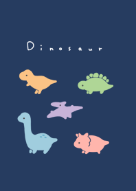 5 semi real dinosaurs NL/ navy black
