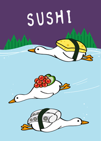 오리 초밥을 먹어보세요!2(어두운 보라색)