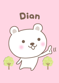 Cute bear theme for Dian