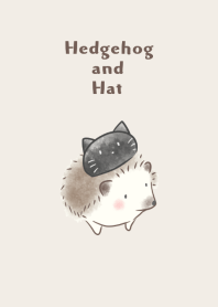 Hedgehog and Hat -black cat-