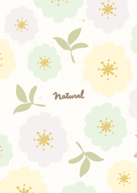 3 color flowers and leaves22 from Japan