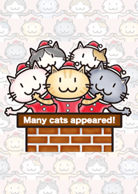 Many cats appeared! (Xmas ver)