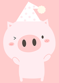 หมูหน้อยสีชมพู