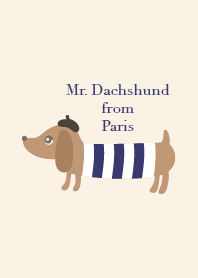 Mr. Dachshund from Paris