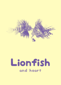 Lionfish & heart Light lemon