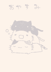 nekkoneko oyasumi dull color gray