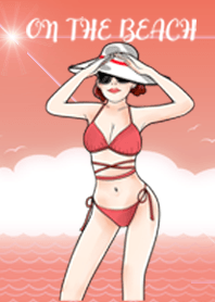 Bikini girl on the beach