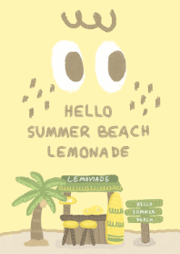 hello summer beach lemonade