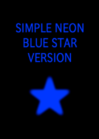 SIMPLE NEON BLUE STAR VERSION