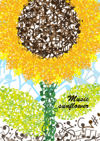 Music sunflower