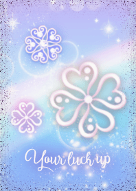 超運気アップ！青空と虹と幸運のクローバー