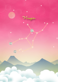 乙女座の星夜空
