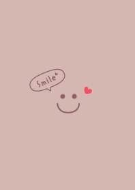 Smile Heart =Dullness Pink=