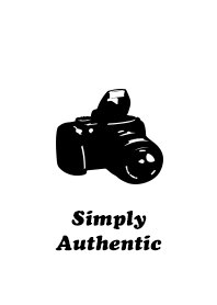 Simply Authentic Camera White-Black