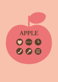 りんごの着せかえ【ピンク】