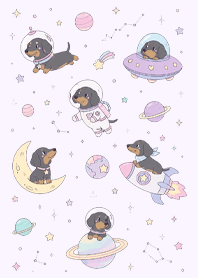Dachshunds and Space 2 (Pp)