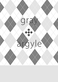 gray argyle