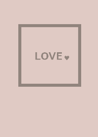 SIMPLE LOVE (pink beige)
