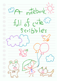 A notebook full of cute scribbles 24