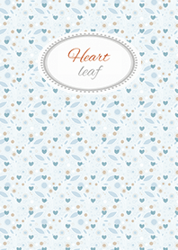 leaf / blue (heart)