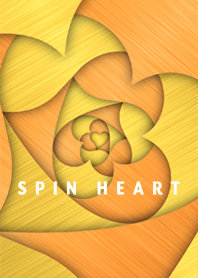 SPIN HEART -GOLD & COPPER-
