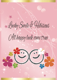 ピンク / スマイル&ハイビスカス