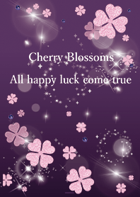 Purple : Lucky Cherry Blossoms