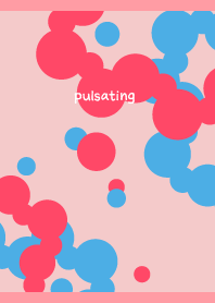 pulsating pink and blue on LP