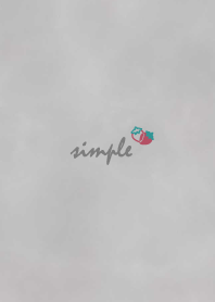 草莓 水彩'暗灰色'