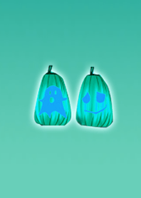 ハロウィンワンポイントブルー