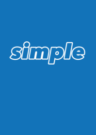 simple logo#bluewhite