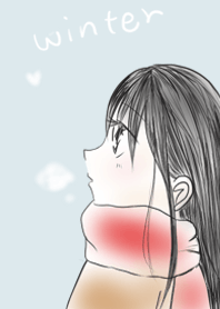 Winter gril pair
