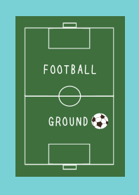 FOOTBALL GROUND/MINT GREEN