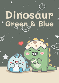 Dinosaur Green & Blue 2