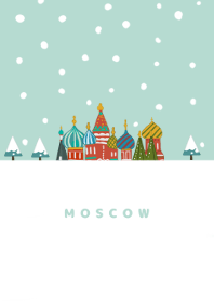 冬のモスクワ