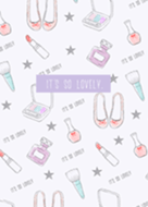 It S So Lovely Cosmetics Purple Line Theme Line Store